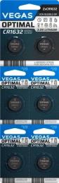 Батарейка Vegas Optimal CR1632 6 шт (VСR-1632BL6-OP)