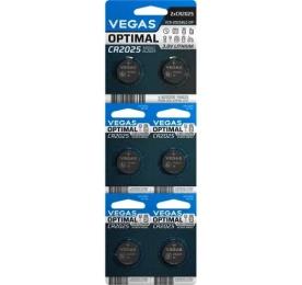 Батарейка Vegas Optimal CR2025 6 шт (VСR-2025BL6-OP)