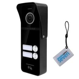 Виклична панель SEVEN Systems CP-7504/2 RFID Black