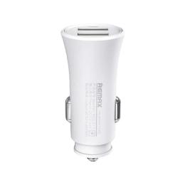 Автомобільний адаптер для телефона Remax Rocket RCC217 White 2.4A 12W