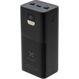 Зовнішній портативний акумулятор Vinga VPBB4022 40000 mAh Black 22.5W