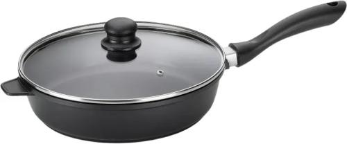 Сковорідка KELA Gabor (10041) Black з кришкою та захистом, 28 см