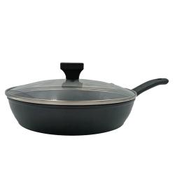 Сковорідка PEPPER PR-2341-26 Black з кришкою Bagira, 26см