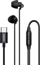 Дротові навушники Remax RM-208a Type-C Black