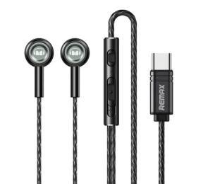 Дротові навушники Remax RM-598a Type-C Black