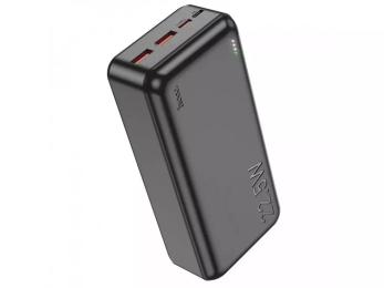 Зовнішній портативний акумулятор Hoco J101B Astute 30000mAh Black 22.5W