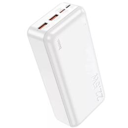 Зовнішній портативний акумулятор Hoco J101B Astute 30000mAh White 22.5W