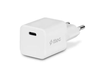 Адаптер живлення для телефона Ttec SmartCharger 2SCP01B White USB-C /20Вт