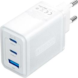 Адаптер живлення для телефона Vention GaN III FERW0-EU White PD 65W QC3.0 5A