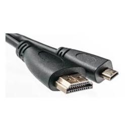 Відео-кабель PowerPlant KD00AS1242 HDMI(тато)microHDMI(тато), 1,3m Black