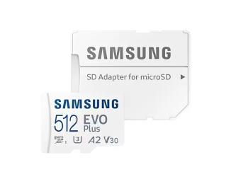 Карта памяті Samsung MICRO SDXC EVO + 512GB V30 W/A MB-MC512SA/EU White