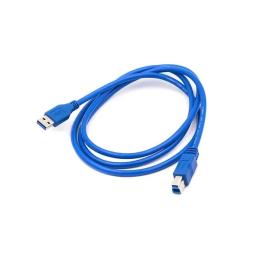 Дата-кабель PowerPlant CA911110 1.5m USB(тато) - USB Type B(тато) Black