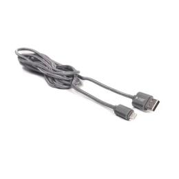 Дата-кабель PowerPlant CA910526 2m USB(тато) - Lightning(тато) Black