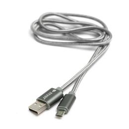 Дата-кабель PowerPlant USB (тато) - microUSB (тато) 1 м KD00AS1287 Black