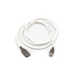 Дата-кабель PowerPlant USB (тато) - USB type C (тато) 1 м CA910717 White
