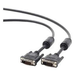 Відео-кабель Cablexpert DVI(тато)DVI(тато), 1,8m Black