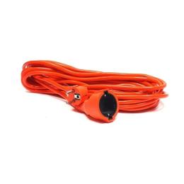 Мережевий фільтр PowerPlant PPCA08M100S1 Orange 220v (10 м) (1 розетка)