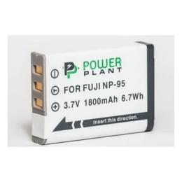 Акумулятор для фотоапарата PowerPlant Fuji NP-95 Black 1800mAh