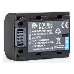 Акумулятор для фотоапарата PowerPlant Sony NP-FH50 Black 1050mAh