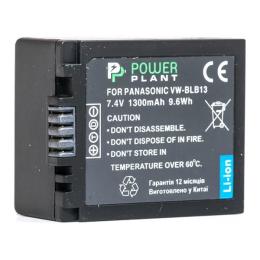 Акумулятор для фотоапарата PowerPlant Panasonic DMW-BLB13 Black 1300mAh