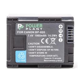 Акумулятор для фотоапарата PowerPlant Canon BP-820 Black Chip 1960mAh