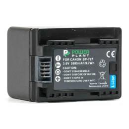 Акумулятор для фотоапарата PowerPlant Canon BP-727 Black Chip 2685mAh