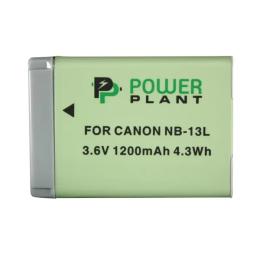 Акумулятор для фотоапарата PowerPlant Canon NB-13L Black 1200mAh