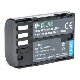 Акумулятор для фотоапарата PowerPlant Pentax D-Li90 Black 1600mAh