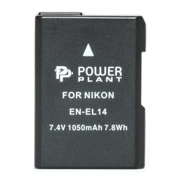 Акумулятор для фотоапарата PowerPlant Nikon EN-EL14 Black Chip 1050mAh