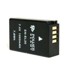 Акумулятор для фотоапарата PowerPlant Nikon EN-EL20 Black 1050mAh