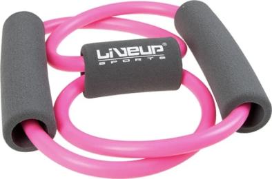 Еспандер LiveUp Latex Soft Expander 0.6x0.9x120 см L Pink (LS3202-Lp)