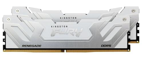 Оперативна память Kingston FURY 48GB (2x24GB) CUDIMM DDR5 8400 MHz Renegade Silver White (KF584CU40RWK2-48)