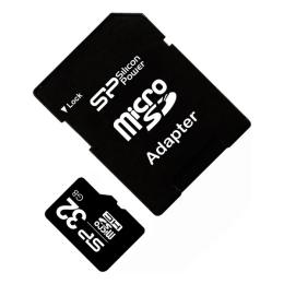 Карта памяті Silicon Power SP032GBSTH010V10SP 32GB microSDHC З адаптером Class 10 V10