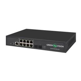 Світч GreenVision GV-019-M-08G + SFP