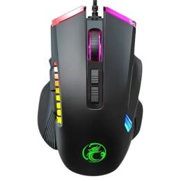 Мишка iMice T70 Black 8 кнопок, 1200/2400/4800/7200 DPI, Led Lighting, 1,8м