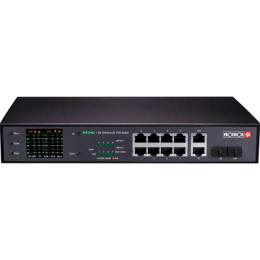 Світч Provision-ISR PoES-08120GCL + 2Combo гігабітний з 8 портами PoE