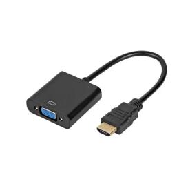 Перехідник Atcom HDMI (тато)  -  VGA (мама), 10см Black (9220)