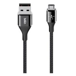 Кабель USB (папа) = microUSB (папа) Belkin Mixit 2.4A 1.2м Black