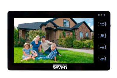 Відеодомофон SEVEN Systems DP-7573 Black