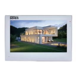 Відеодомофон SEVEN Systems DP-7577FHDW  -  IPS White