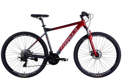 Велосипед Formula AL 29 F-1 DD CS рама-21 2025 Red Silver