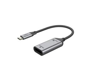 Перехідник Cabletime (CA913671) USB-C (тато) на DisplayPort (мама) Black