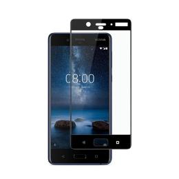 Захисне скло PowerPlant Full Screen для Nokia 8 Black