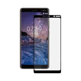 Захисне скло PowerPlant Full Screen для Nokia 7 Plus Black