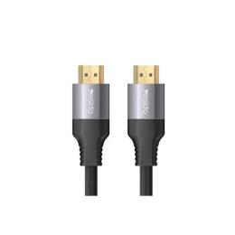 Відео-кабель Yesido HM08 HDMI (тато)  -  HDMI (тато) 2m Black