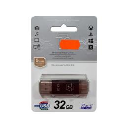 Флеш память T&amp;G 32GB Star TG009TC Type-C/USB 2.0 Black (TG009TC-32GBK)