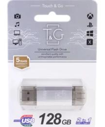 Флеш память T&amp;G 128GB Star (TG009TC-128GSL) Silver