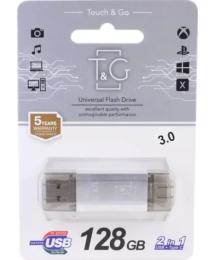 Флеш память T&amp;G 128GB Star (TG009TC-128GSL3) Silver