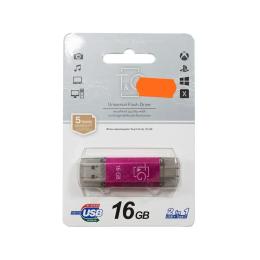 Флеш память T&amp;G 16GB Star TG009TC Type-C/USB 2.0 Purple (TG009TC-16GFC)