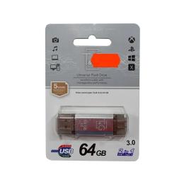 Флеш память T&amp;G 64GB Star TG009TC Type-C/USB 3.0 Silver (TG009TC-64GSL3)